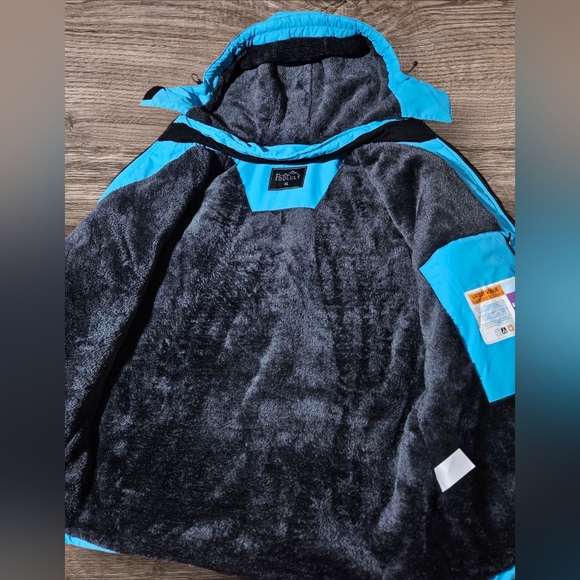 Pooluly Men's Ski Jacket Waterproof Hooded Snowboarding Snow XL NWOT Breathable - Picture 8 of 15